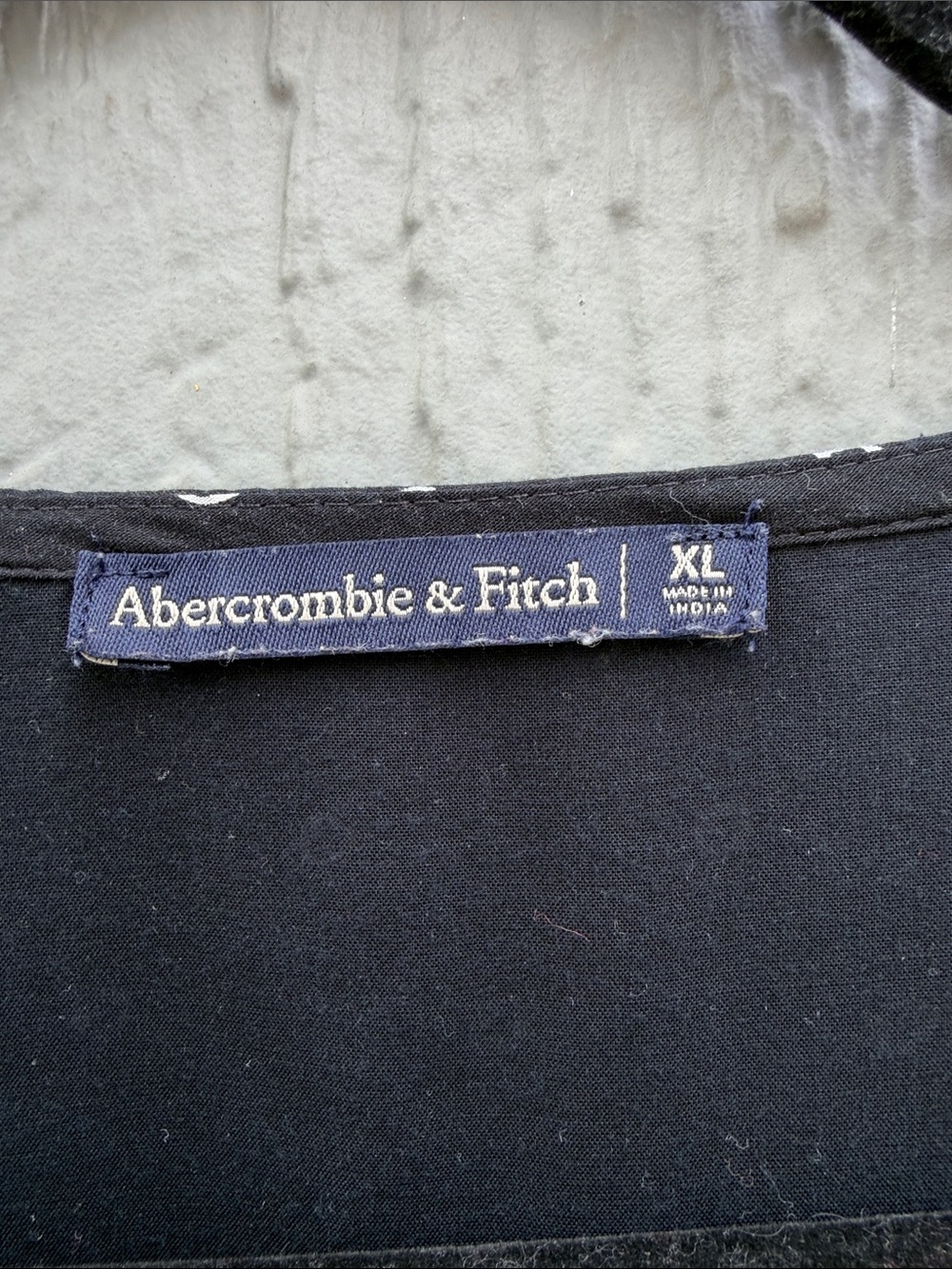 Abercrombie and Fitch Women’s Black Polka Dot Wrap Dress Size: XL - Picture 2 of 9